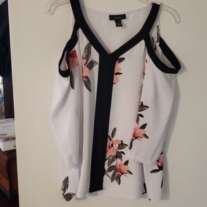 INC cold shoulder top